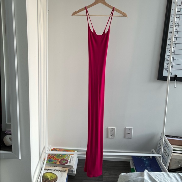 Gorgeous Teardrop Backless Bodycon Maxi Casual Slip Dress Crisscross - Picture 4 of 6